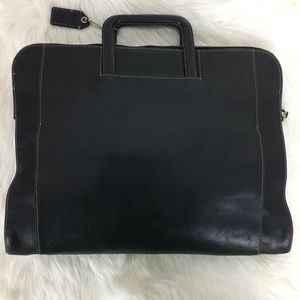 Coach Black Leather Breifcase